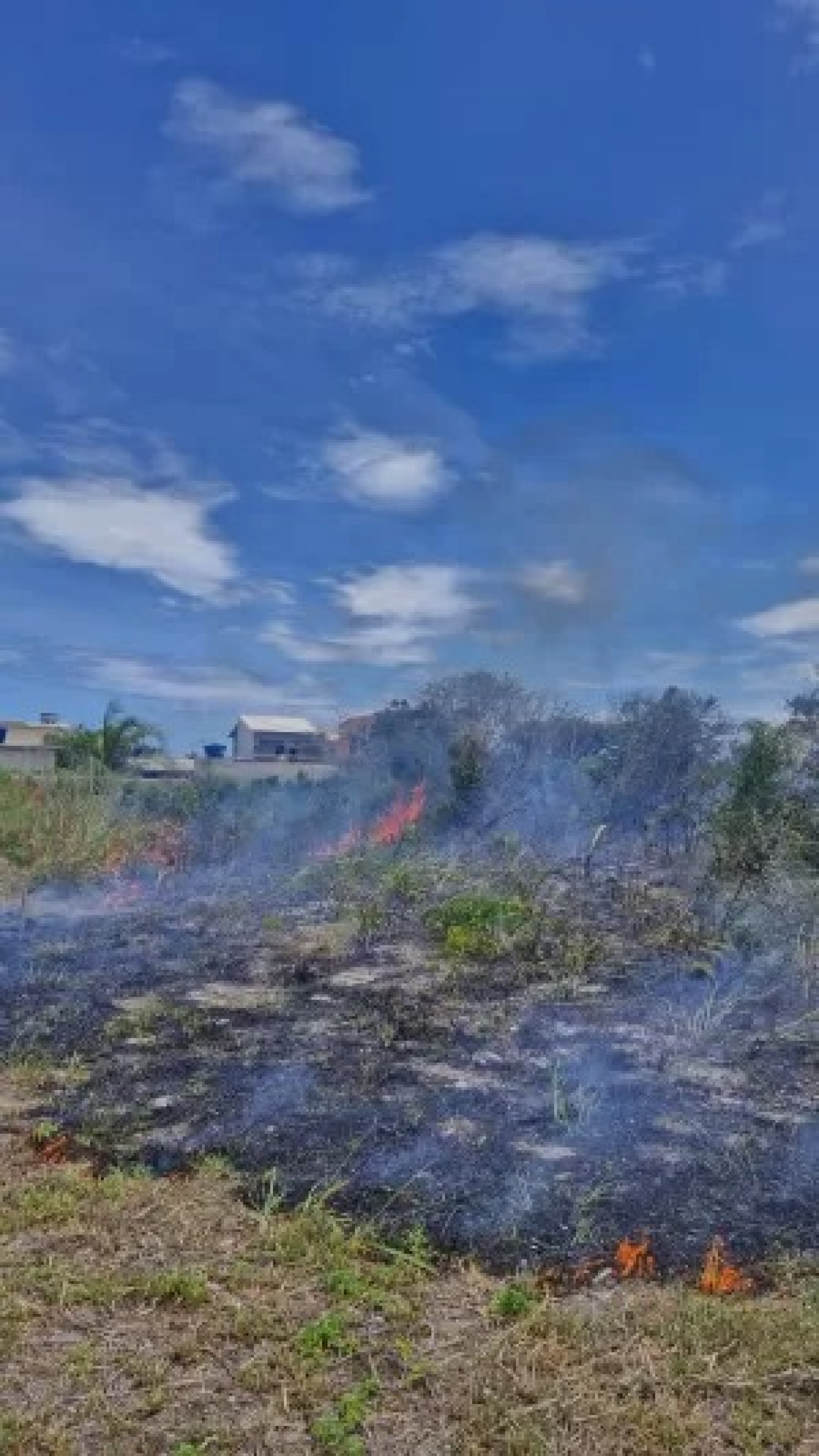 GOPAM realiza uma ocorr&ecirc;ncia de inc&ecirc;ndio no bairro Cai&ccedil;ara - Ascom 