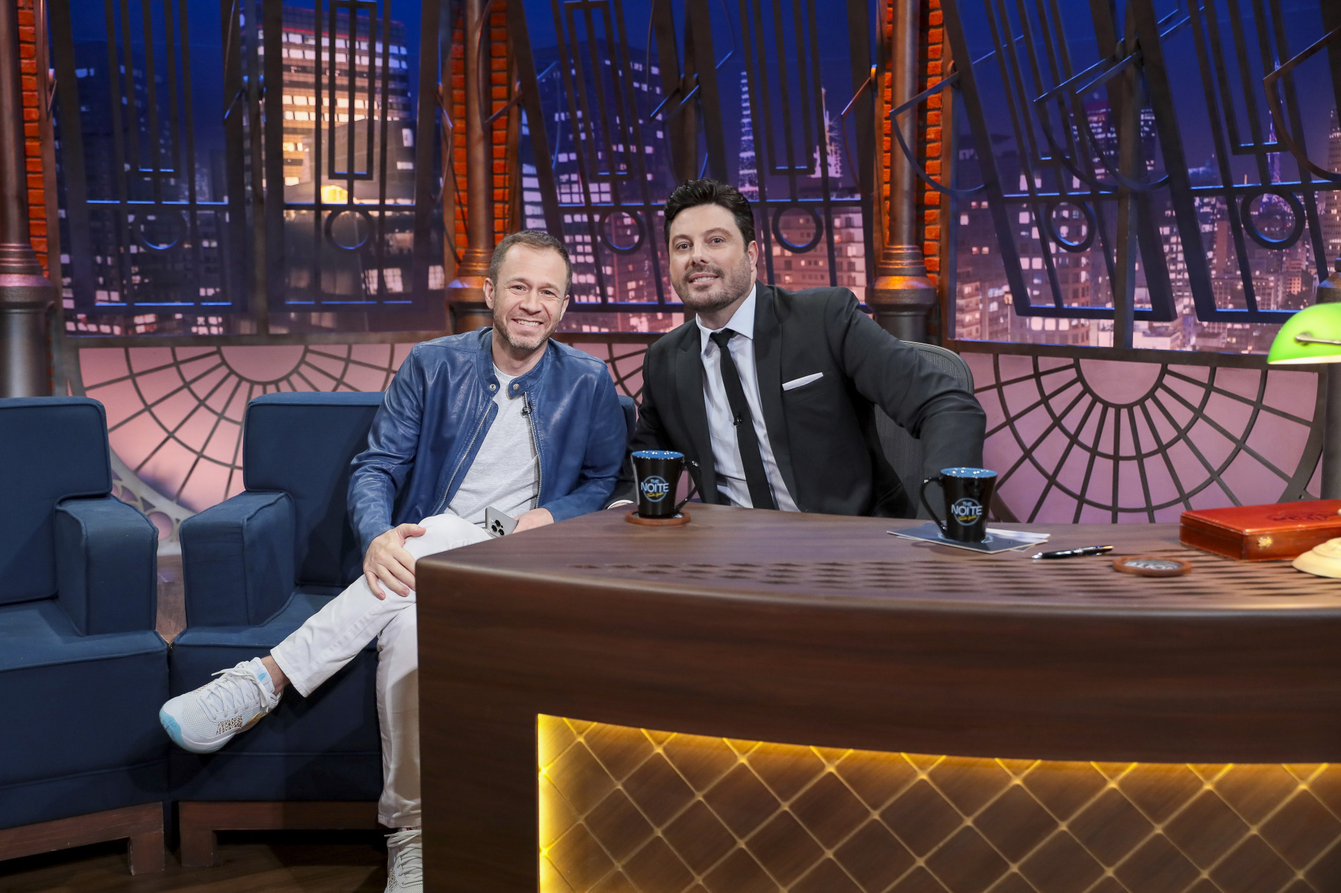 Tiago Leifert participa do 'The Noite' - Rogerio Pallatta/ SBT