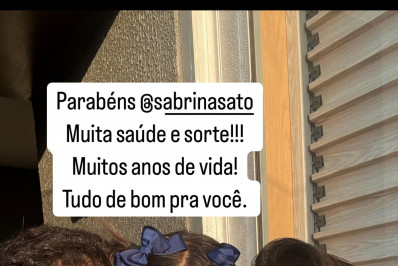Sabrina Sato ganha homenagem do ex-marido, Duda Nagle em data especial