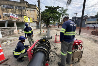 Águas do Rio entrega obra de esgoto do Mutondo, em São Gonçalo