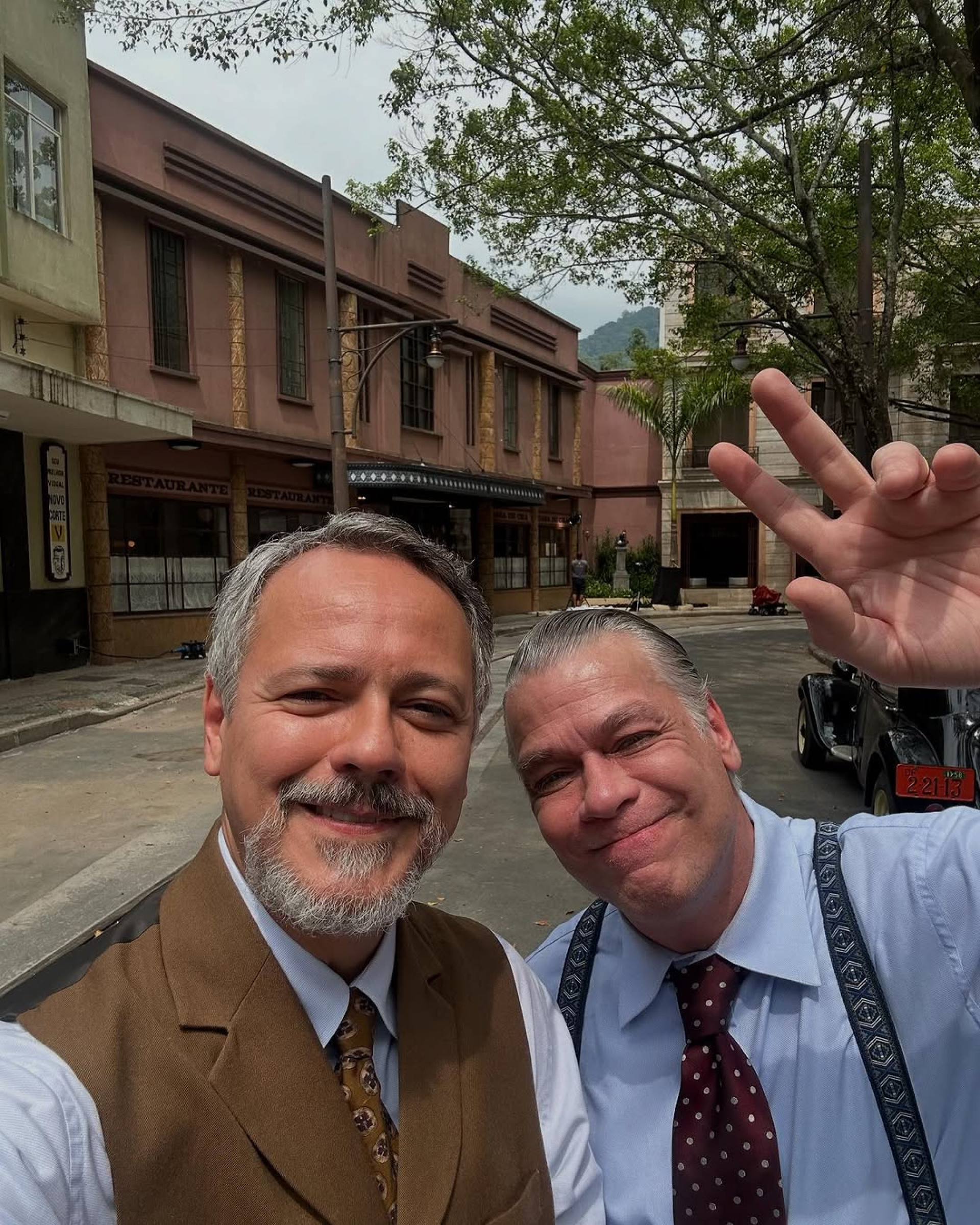 Danton Mello mostra cliques nos bastidores com Fabio Assunção e declara: 'Privilégio estar ao seu lado' - Reprodução / Instagram