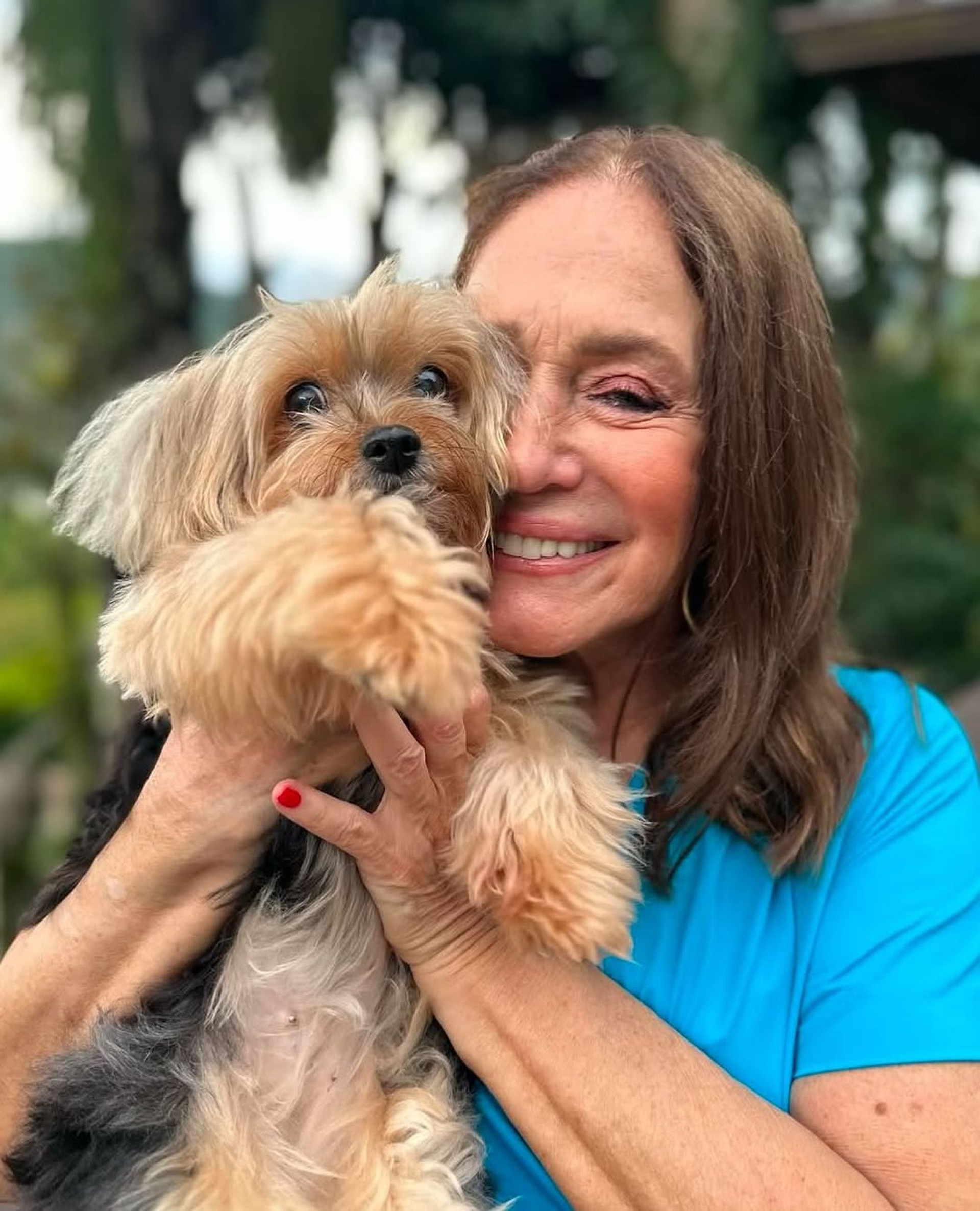 Susana Vieira e sua cachorrinha de estimação  - Reprodução/Instagram 