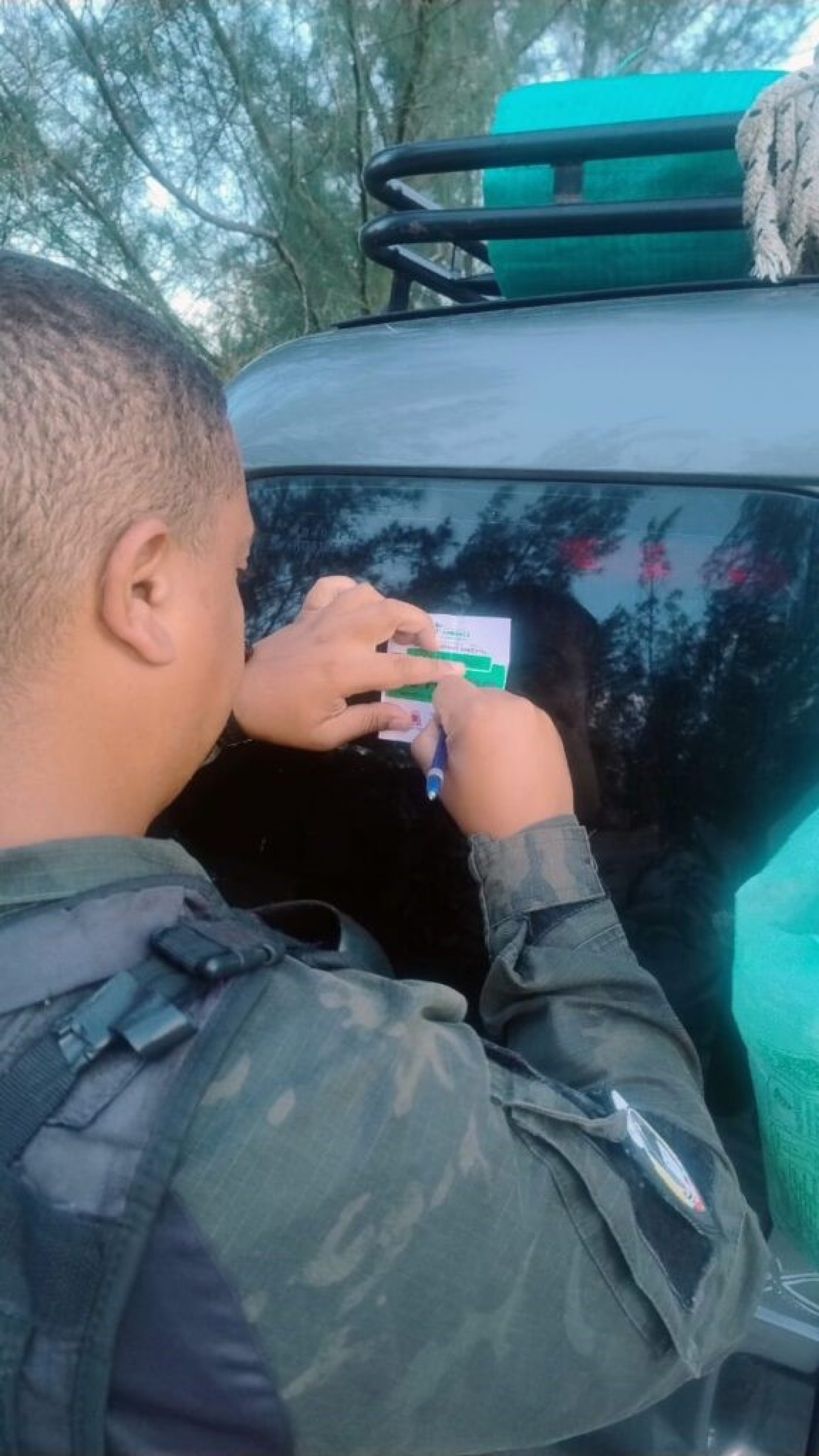 Acampamento irregular  - Ascom 