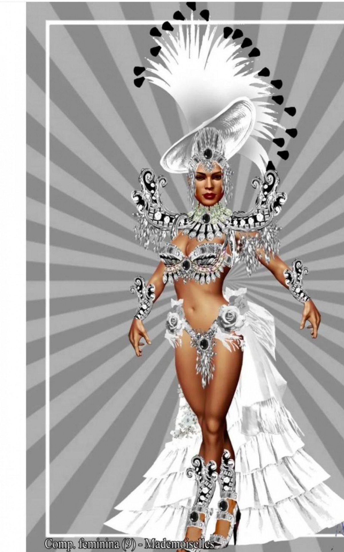 Botafogo Samba Clube tem três vagas para semi-destaque no carro abre-alas - Divulgação/Botafogo Samba Clube