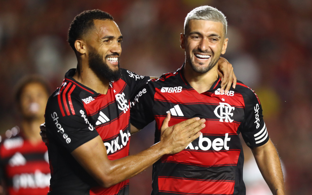 Juninho e Arrascaeta marcaram em vit&oacute;ria do Flamengo
