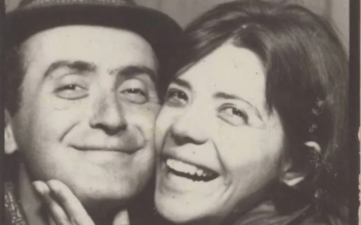 Vladimir Herzog, assassinado no DOI-Codi em 1975, e Clarice Herzog