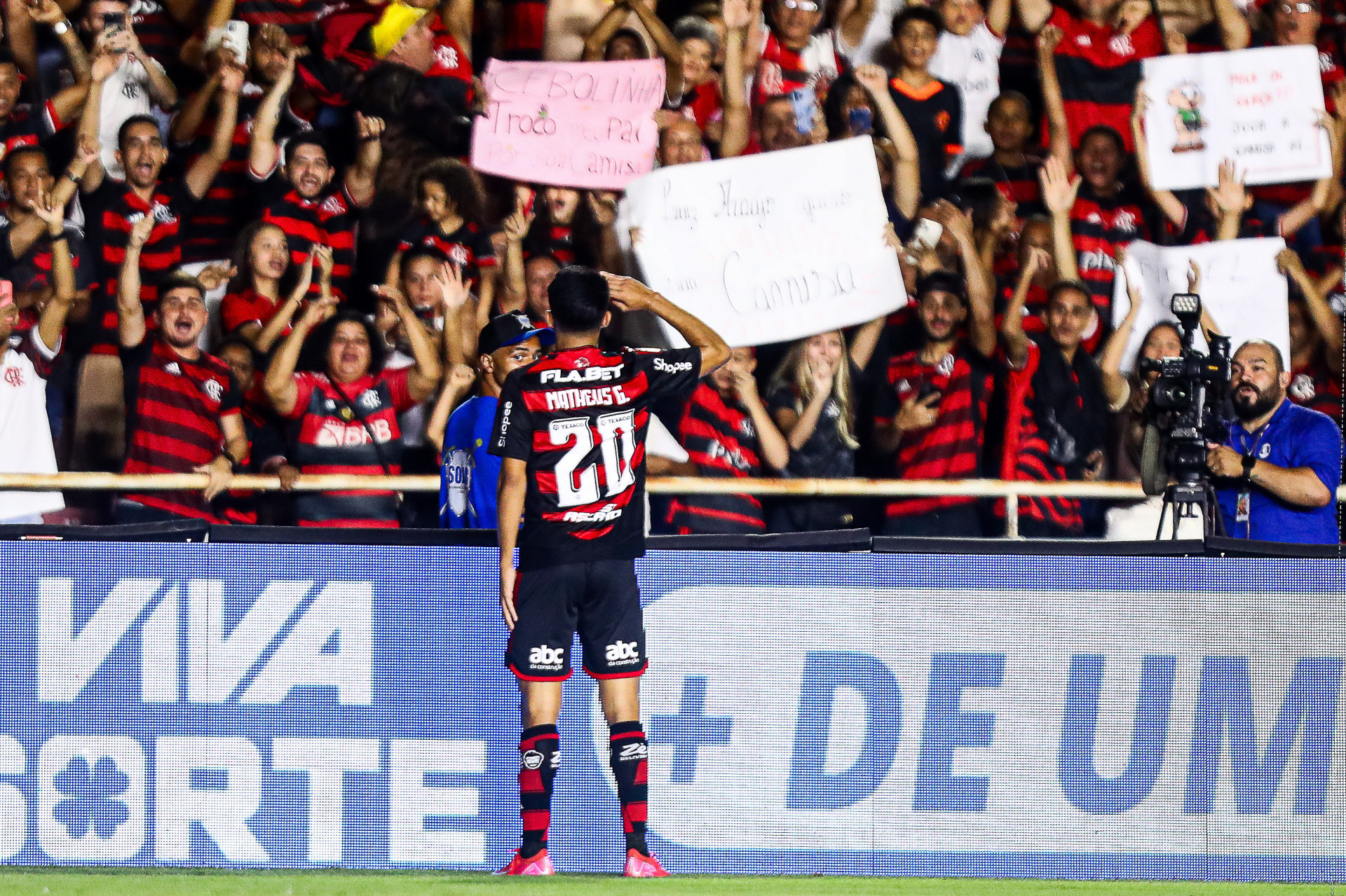 Matheus Gon&ccedil;alves marcou em Portuguesa x Flamengo - Gilvan de Souza/Flamengo