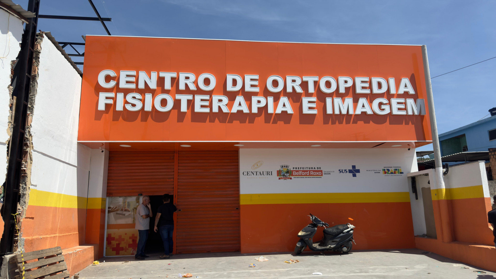 No local funcionava o Centro de Ortopedia, Fisioterapia e Imagem, abandonado no governo anterior - Junior Silva / PMBR