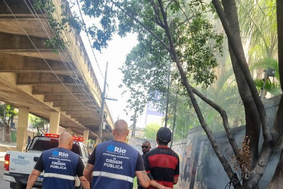 Homem é preso ao queimar 40 metros de fios e cabos no Rio Comprido