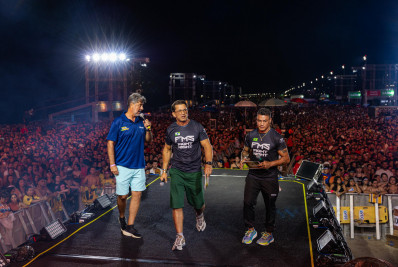 FMS Fight Night tem fim de semana histórico e reúne 170 mil pessoas em pesagem; filho de Popó vence