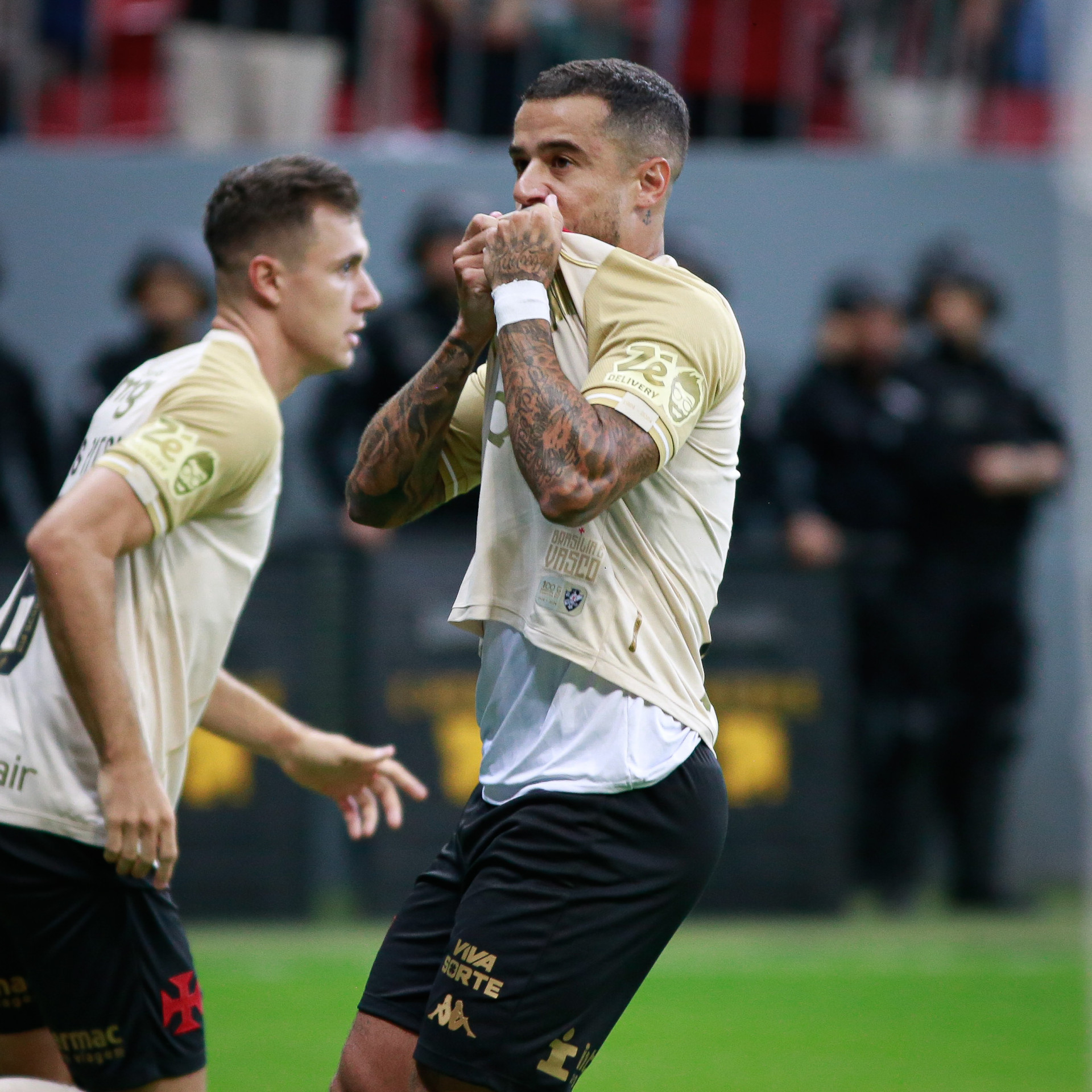 Philippe Coutinho abriu o placar para o Vasco contra o Fluminense - Matheus Lima/Vasco