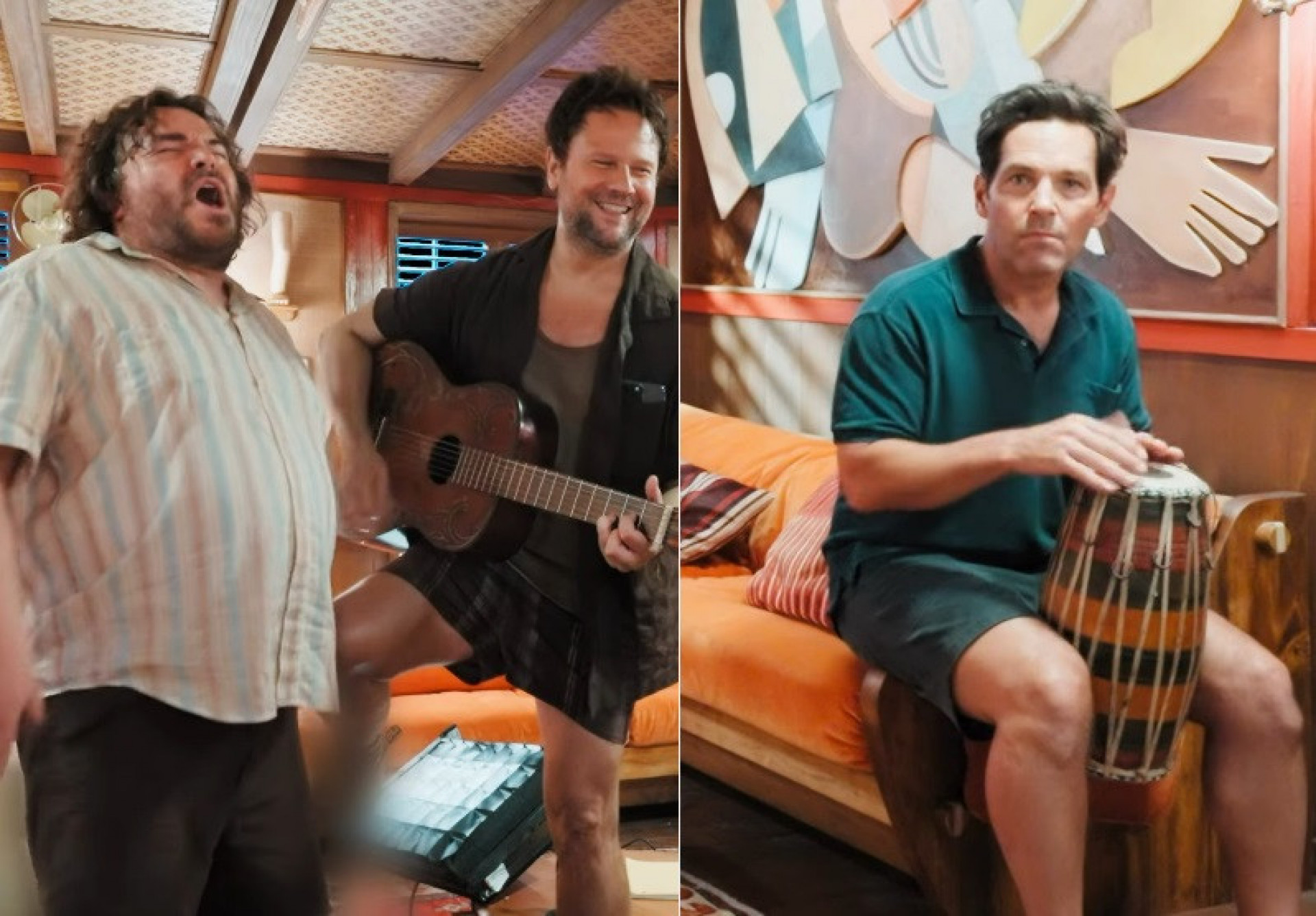 Selton Mello publica vídeo com Jack Black e Paul Rudd  - Reprodução do Instagram