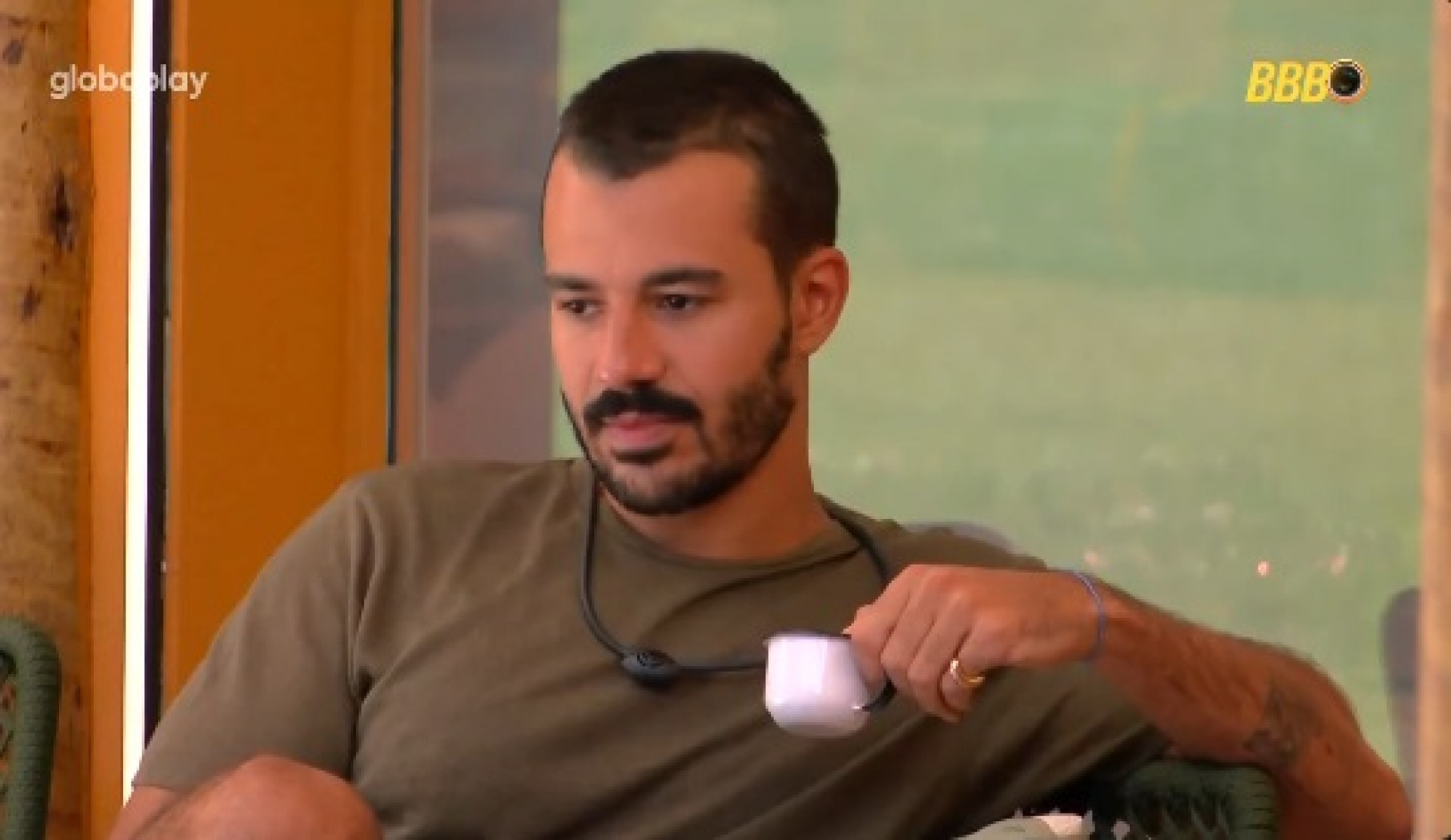 Mateus participou de conversa sobre o último paredão  - Reprodução de Vídeo 