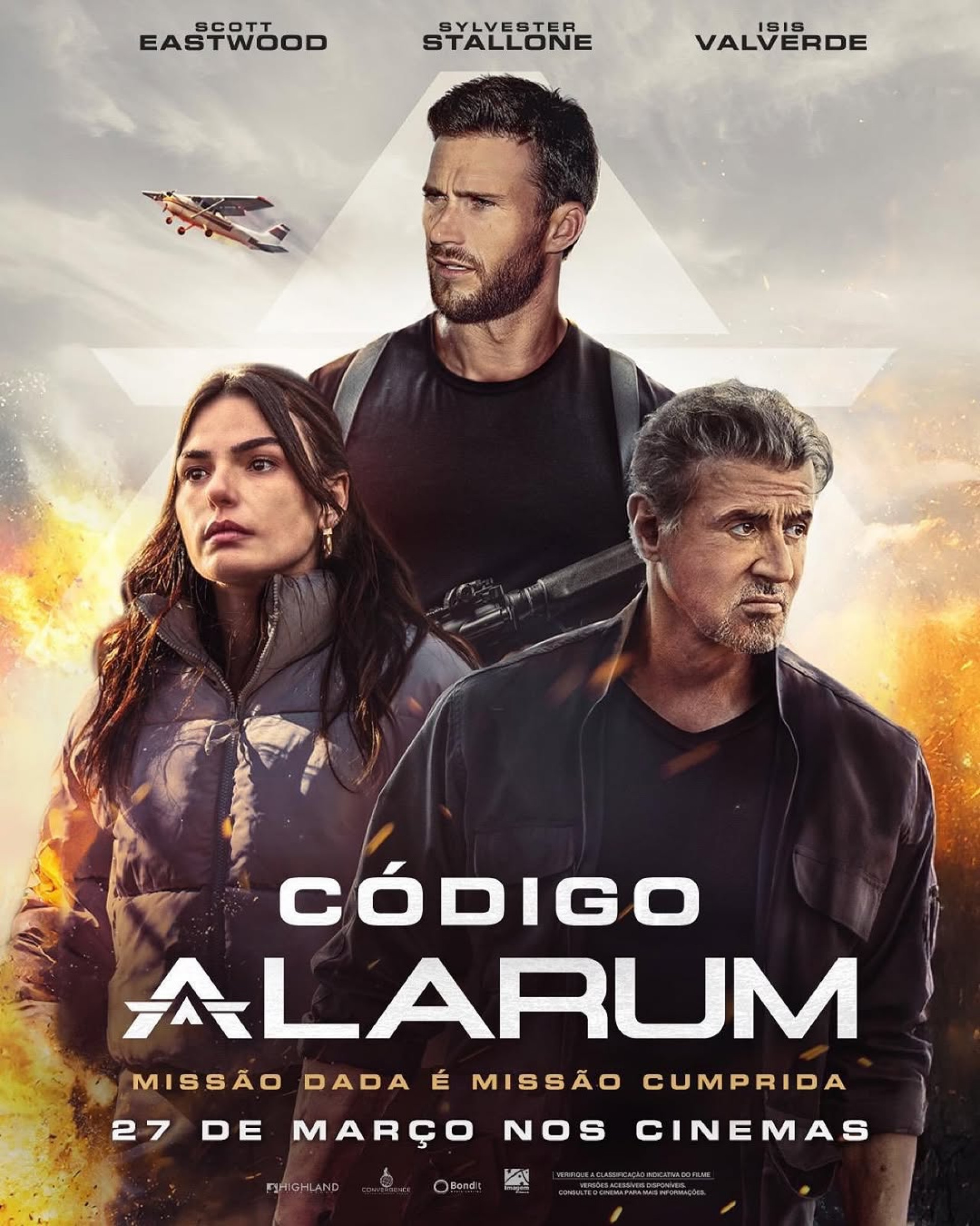 Cartaz oficial do filme 'Código Alarum' - Divulgação
