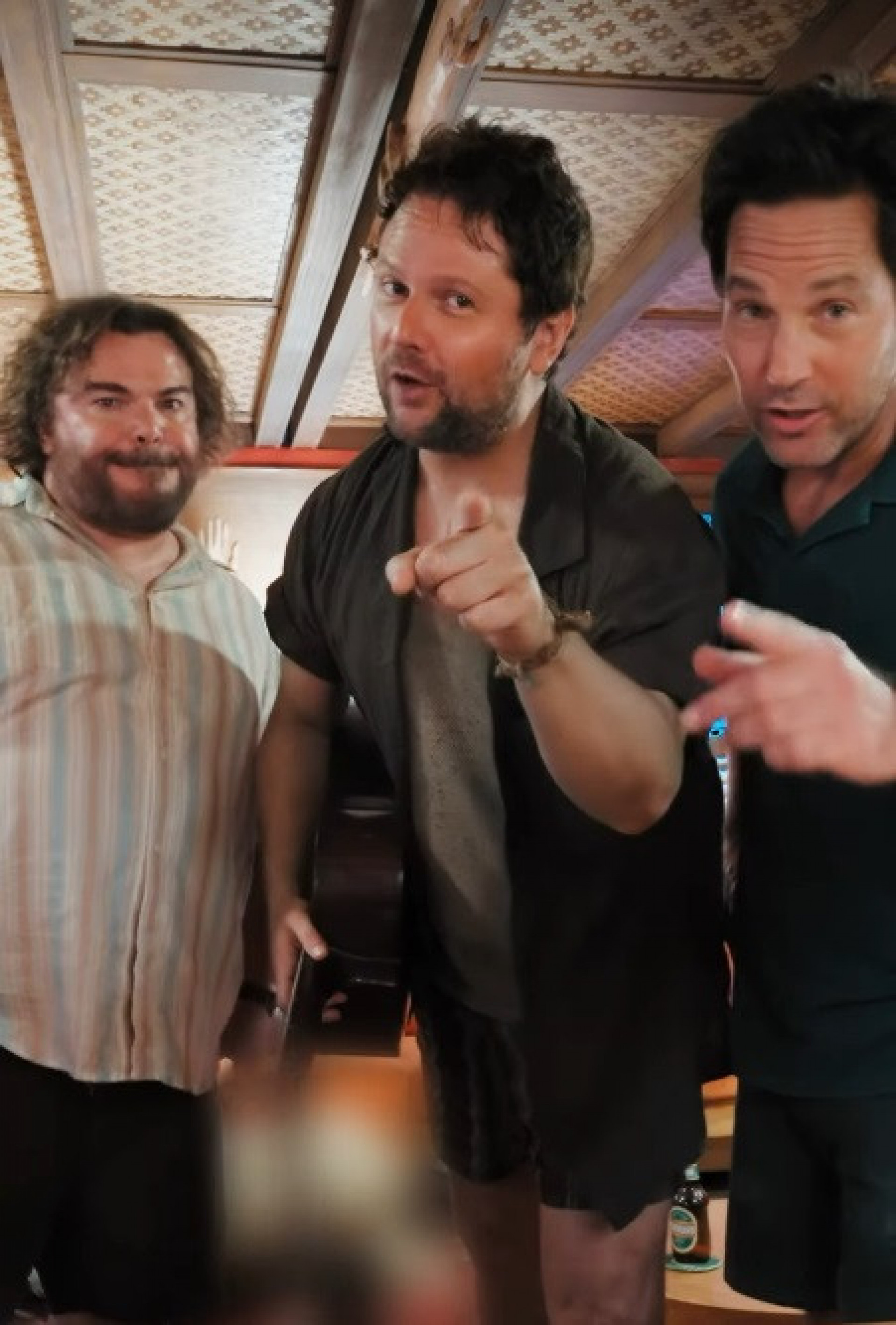 Selton Mello publica vídeo com Jack Black e Paul Rudd  - Reprodução do Instagram