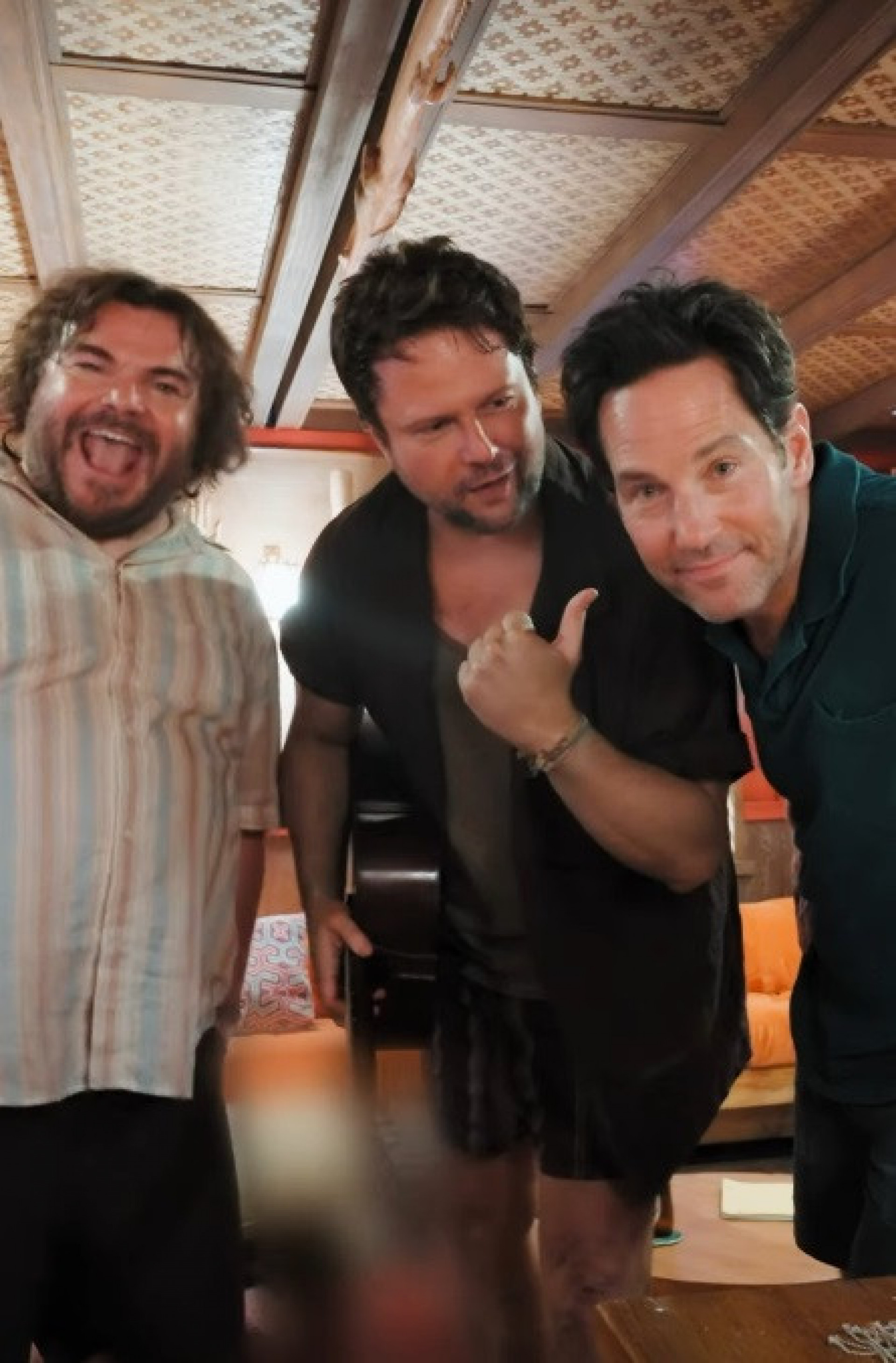 Selton Mello publica vídeo com Jack Black e Paul Rudd  - Reprodução do Instagram