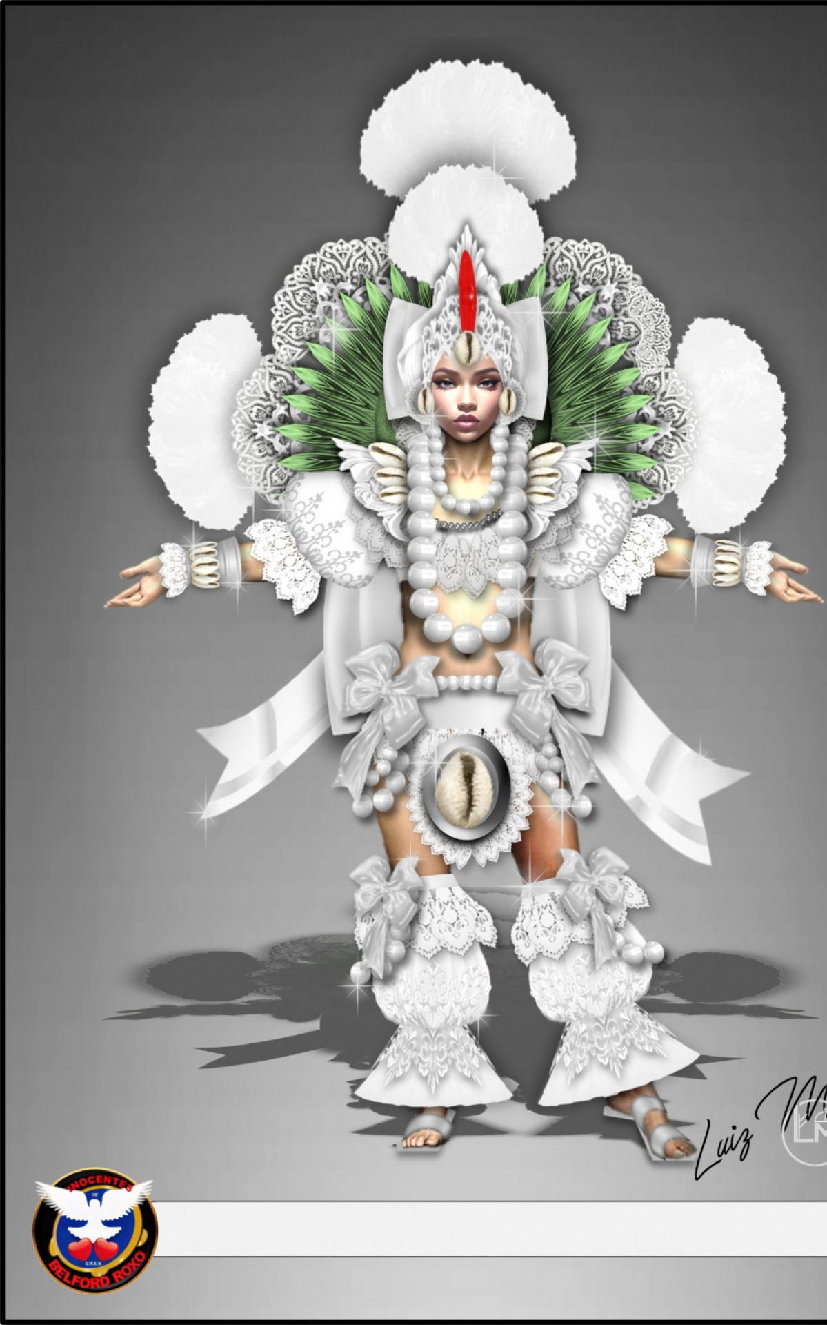 Fantasias do carro 2 da Inocentes de Belford Roxo custam R$ 800 - Divulgação/Inocentes de Belford Roxo