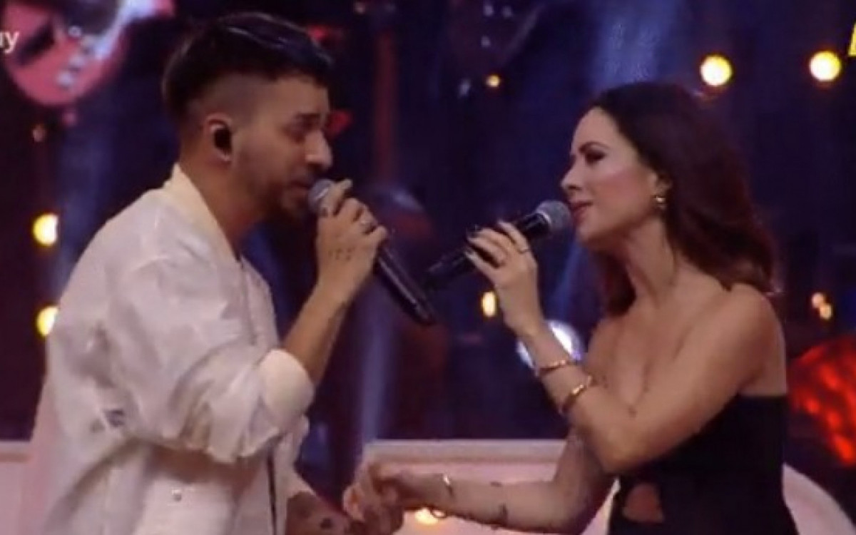 Sandy e Junior cantam no 'BBB 25' - Reprodução/Globo