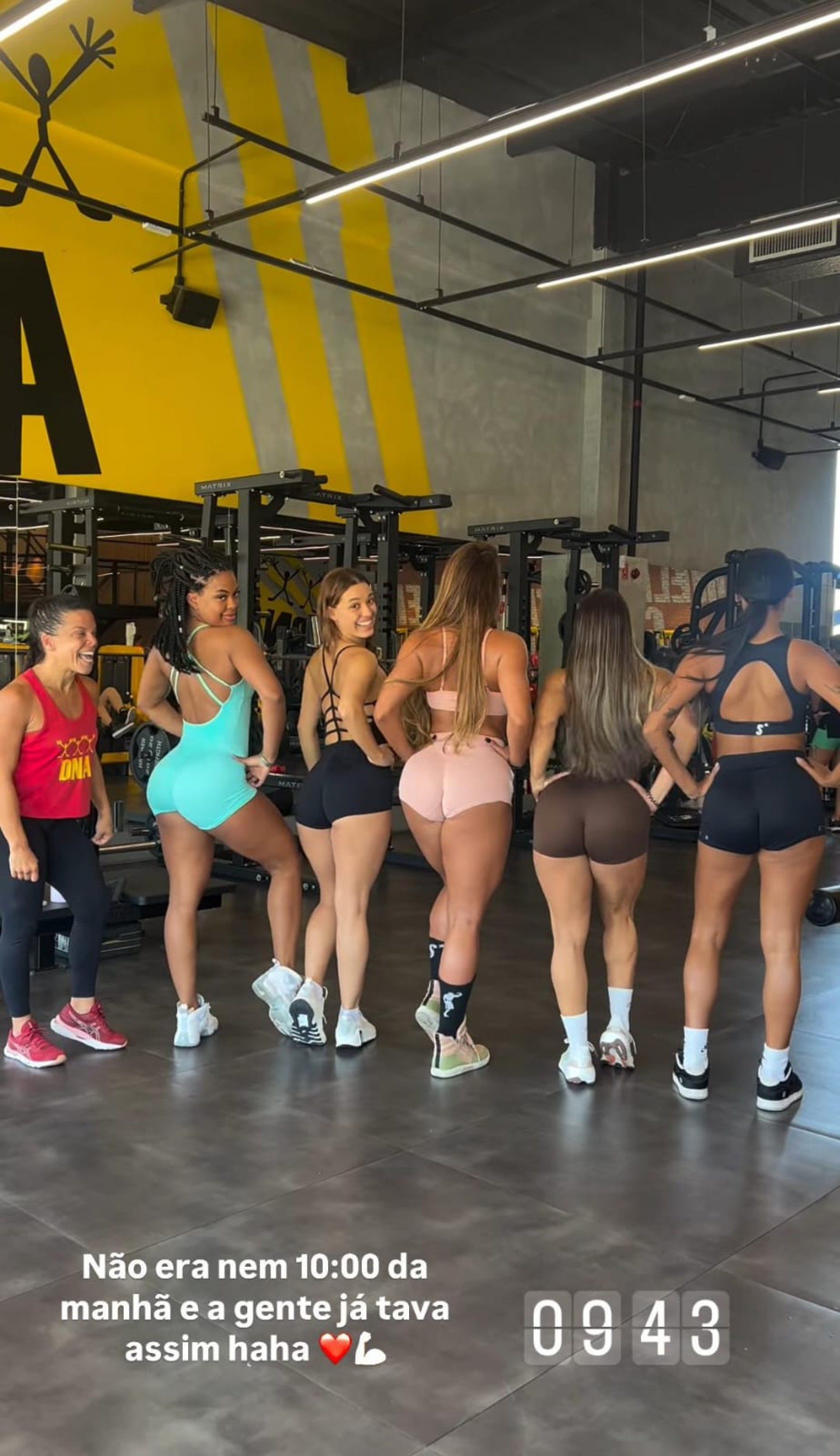 Marvvila, Beatriz Reis, Viviane Araujo e Pocah treinam pesado, na manhã desta quinta-feira (6) - Reprodução de vídeo / Instagram