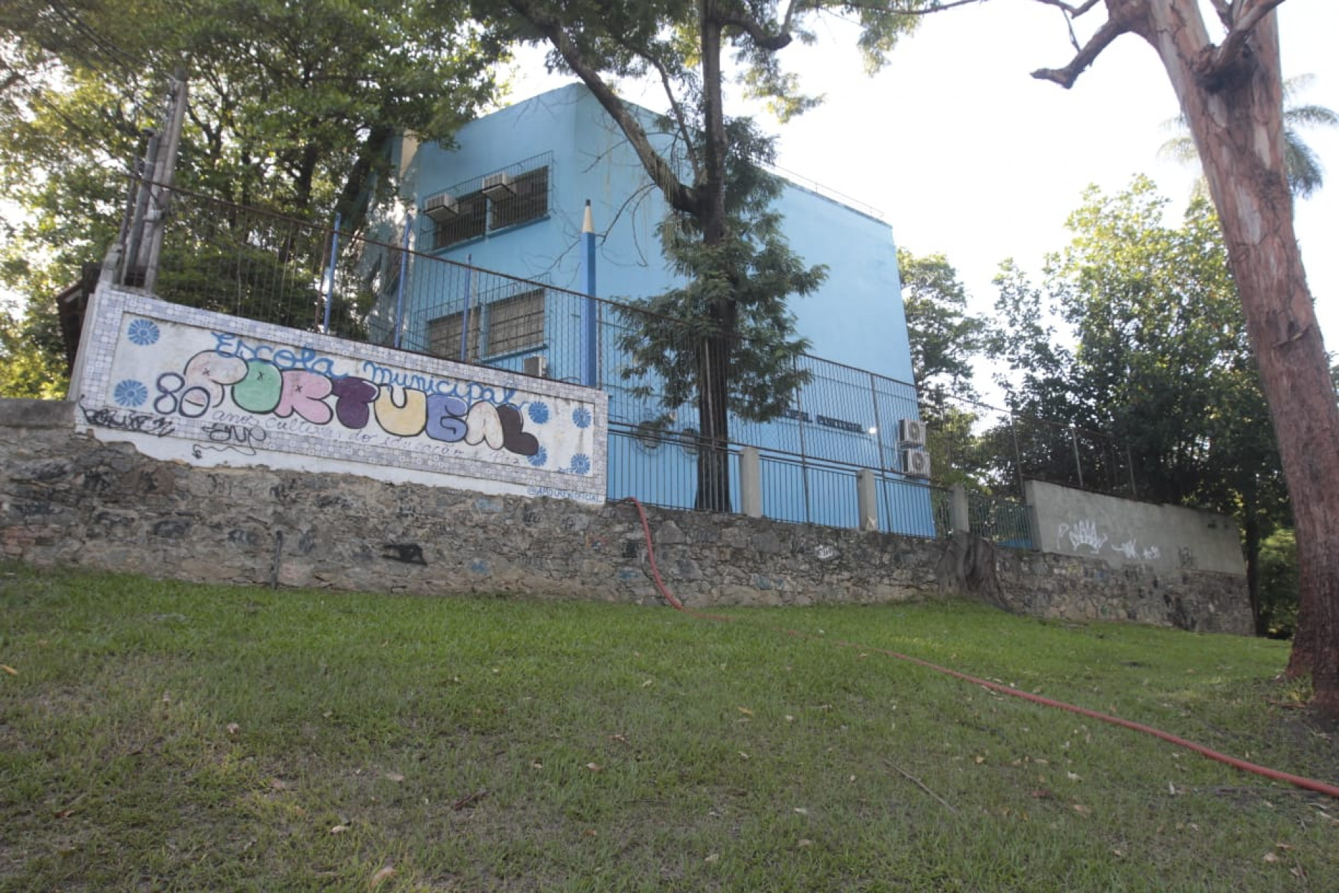 Escola Municipal Portugal está sem aulas por falta de água - Reginaldo Pimenta / Agência O Dia