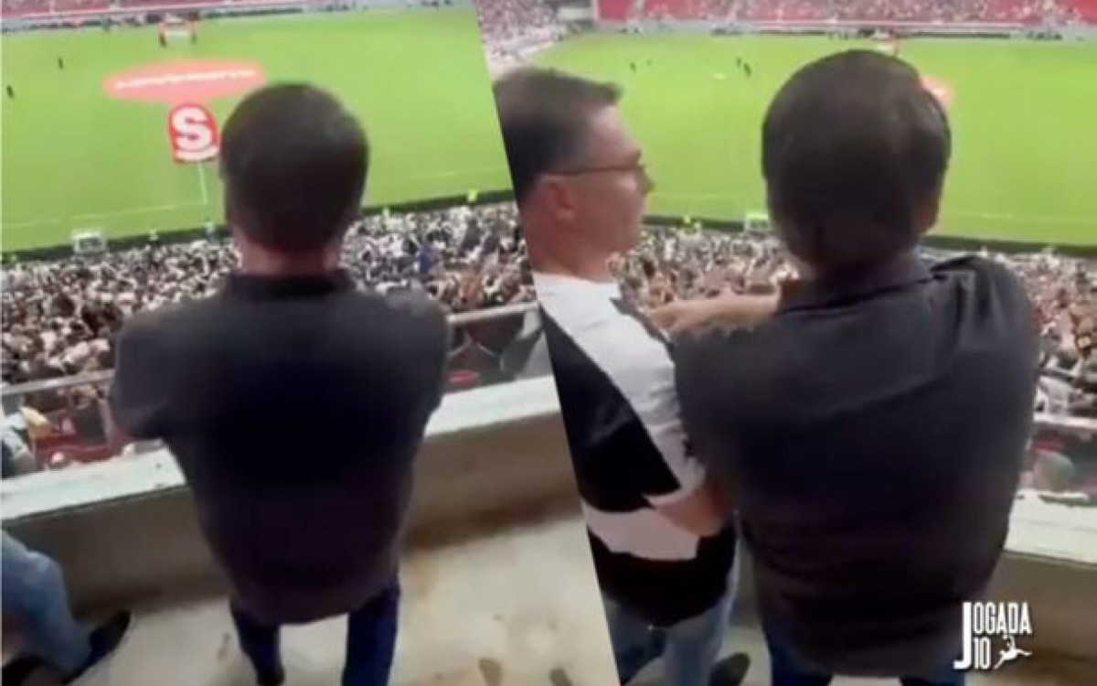 Bolsonaro v&ecirc; Vasco x Fluminense, em Bras&iacute;lia, e &eacute; vaiado