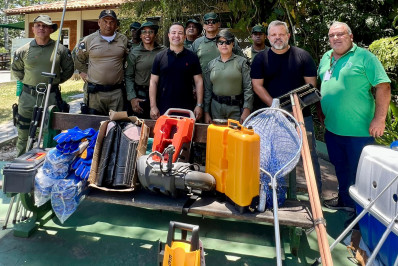 Guarda ambiental recebe novos equipamentos para resgate e combate a incêndios
