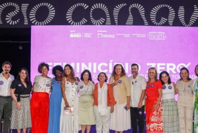 Cidade do Samba recebe lançamento da campanha Feminicídio Zero no Carnaval do Rio