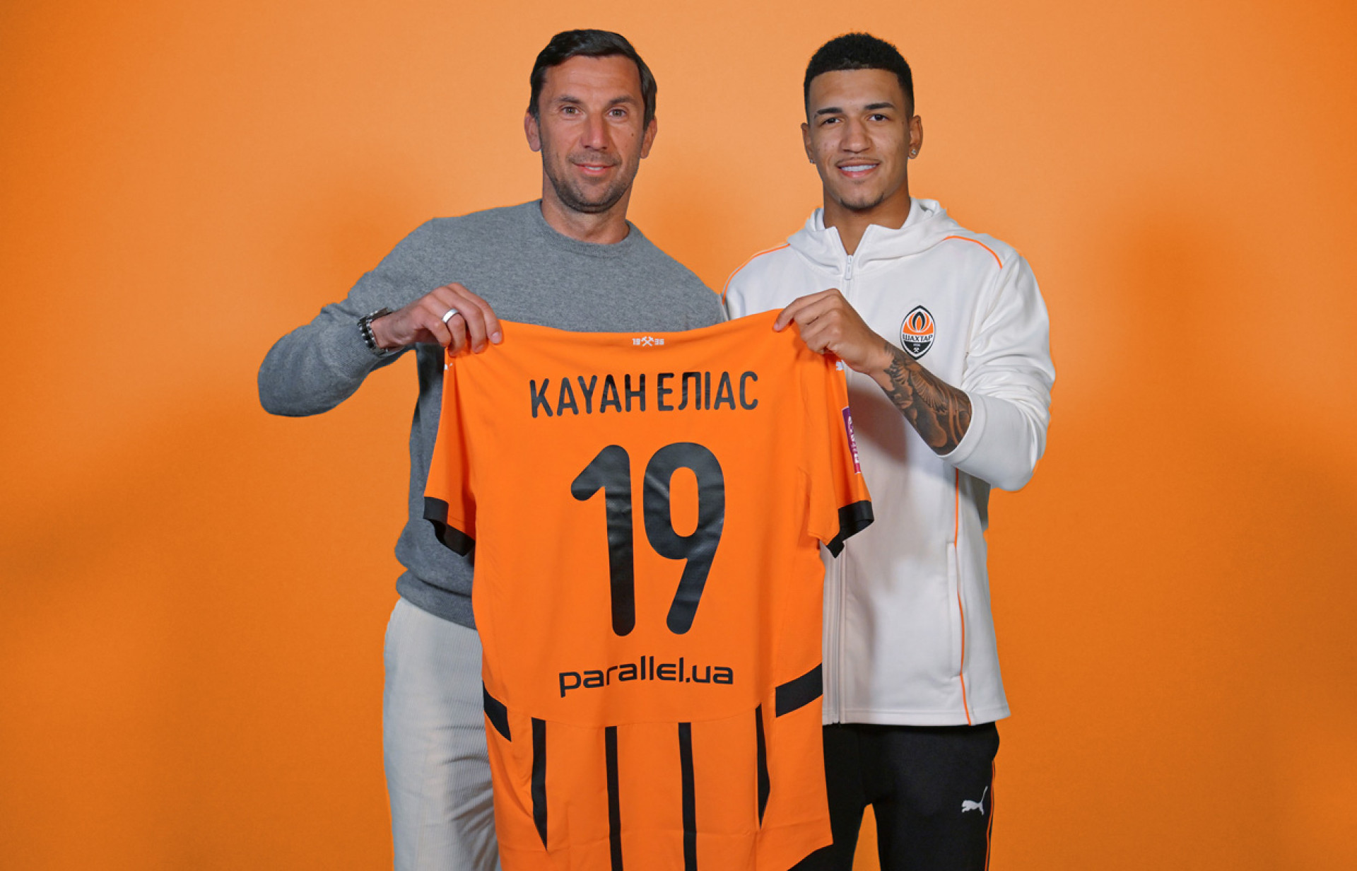 Kau&atilde; Elias foi anunciado pelo Shakhtar Donetsk, da Ucr&acirc;nia - Divulga&ccedil;&atilde;o / Shakhtar Donetsk