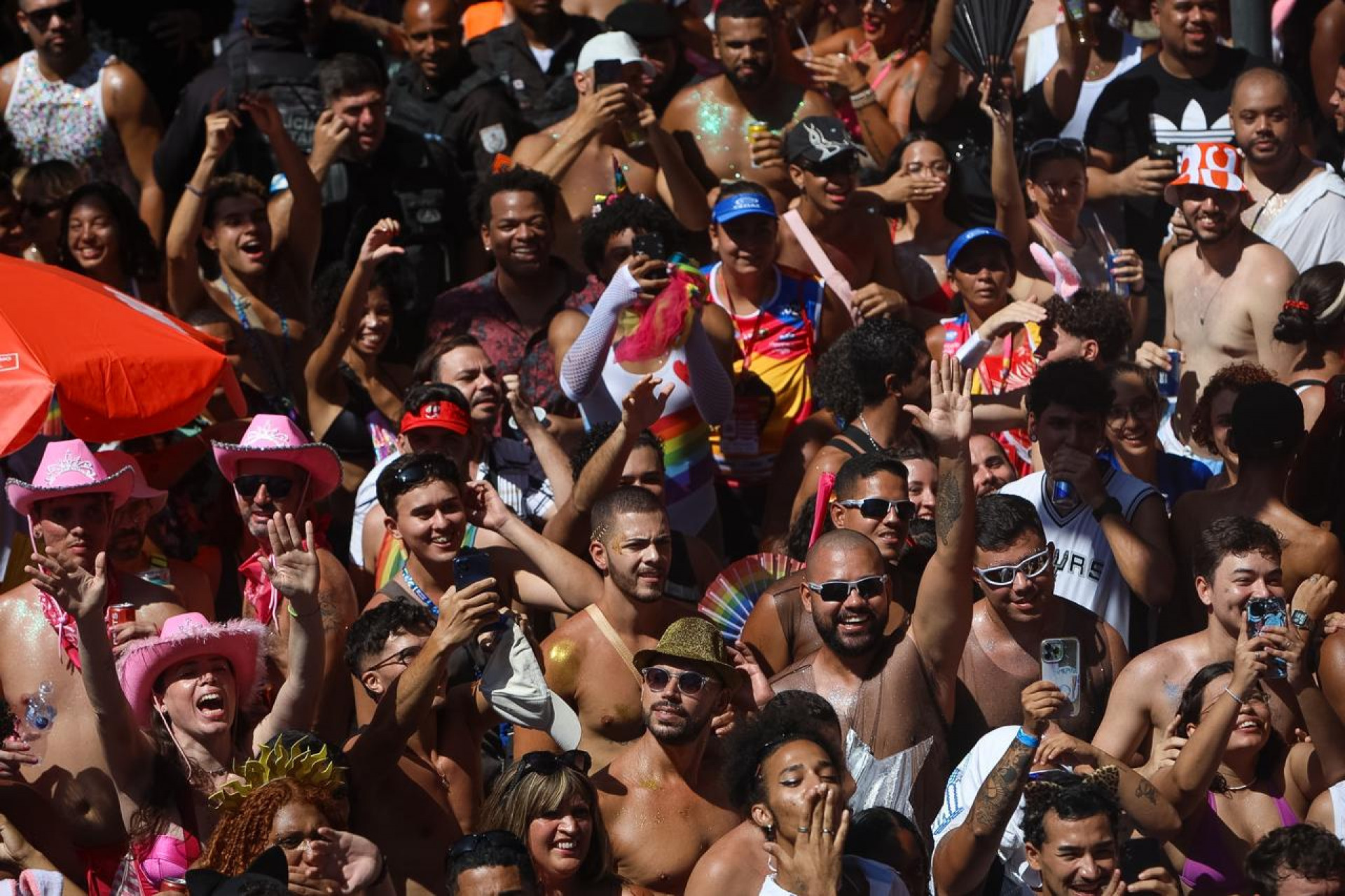 Pabllo Vittar reúne multidão em bloco no Centro do Rio - Renan Areias/Agência O DIA