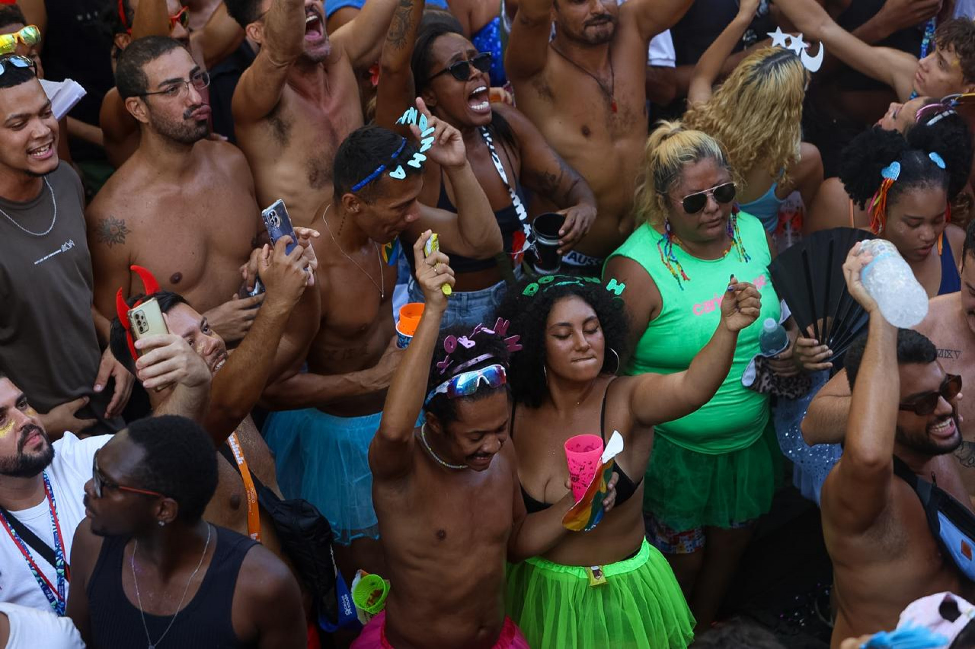 Pabllo Vittar reúne multidão em bloco no Centro do Rio - Renan Areias/Agência O DIA