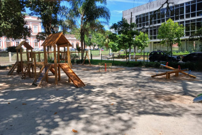 Bosque do Imperador recebe limpeza e melhorias