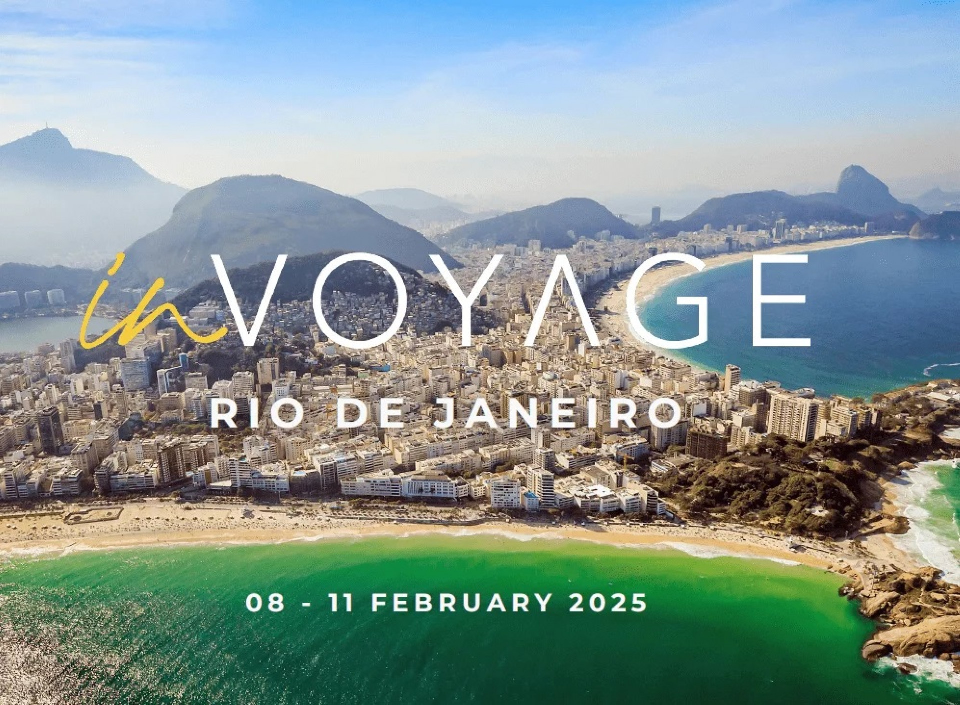 InVoyage visita o Rio de Janeiro dos dias 8 a 11 de fevereiro - Divulgação