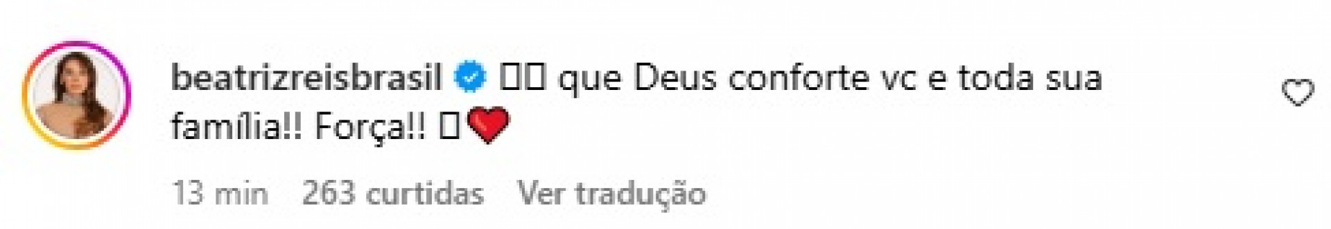 Beatriz Reis enviou mensagem para Lexa - Reprodução/Instagram