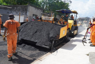 Prefeitura inicia pavimentação de ruas no Porto do Rosa