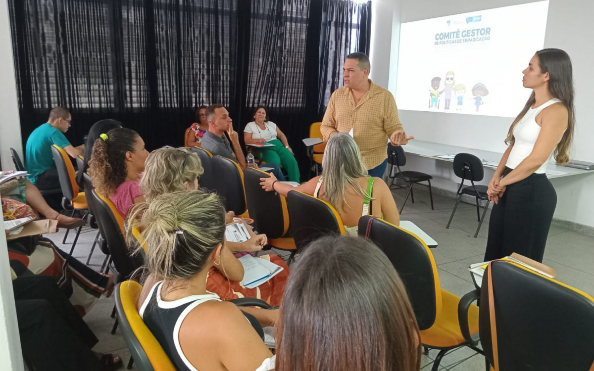 O objetivo do encontro foi capacitar os servidores sobre a questão do sub-registro