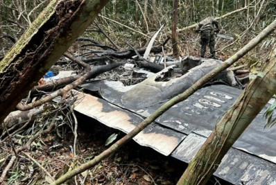 Avião que transportava drogas é abatido pela FAB