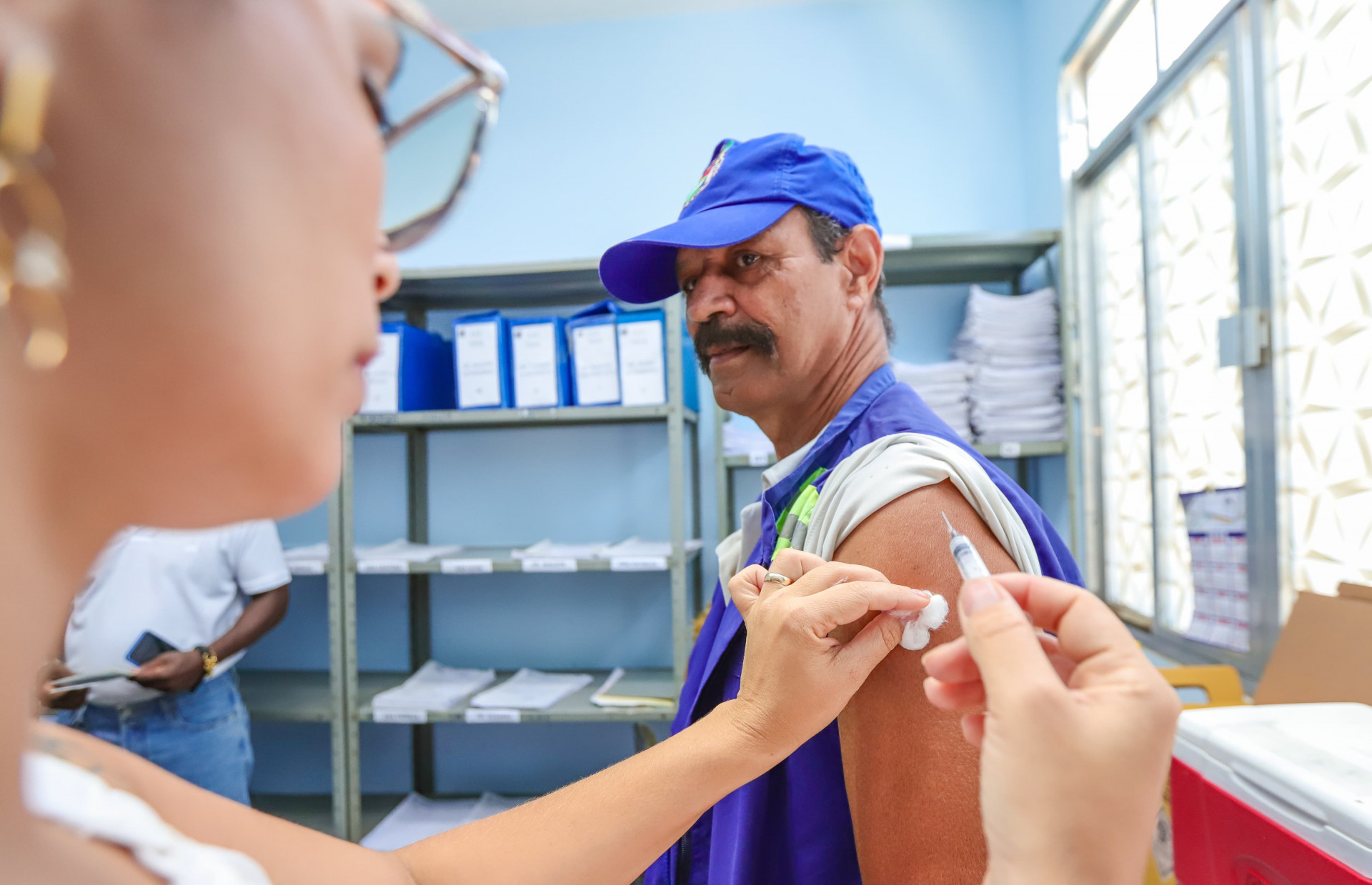 Prefeitura de S&atilde;o Jo&atilde;o de Meriti realiza a&ccedil;&atilde;o de sa&uacute;de para agentes de endemias  - Gilberto Rocha