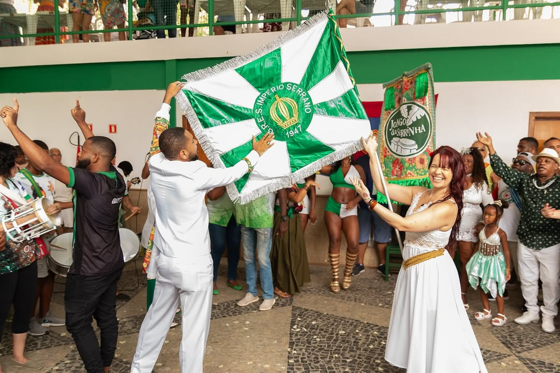 Império Serrano foi uma das escolas afetadas pelo incêndio desta quarta-feira  - Divulgação/Instagram @hdfotografiarj