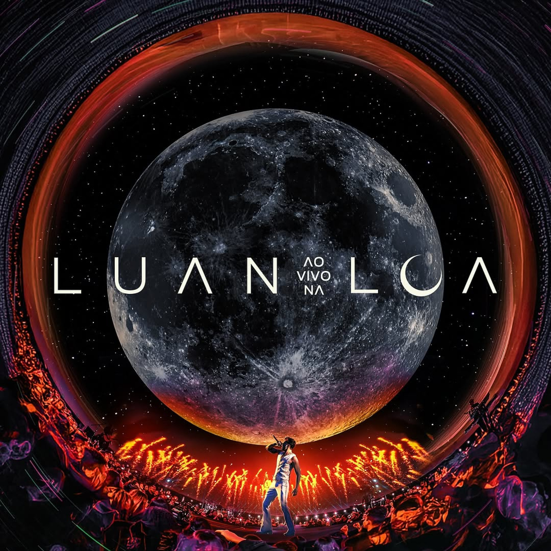 Capa do álbum 'Luan Ao Vivo Na Lua' - Reprodução/Instagram 