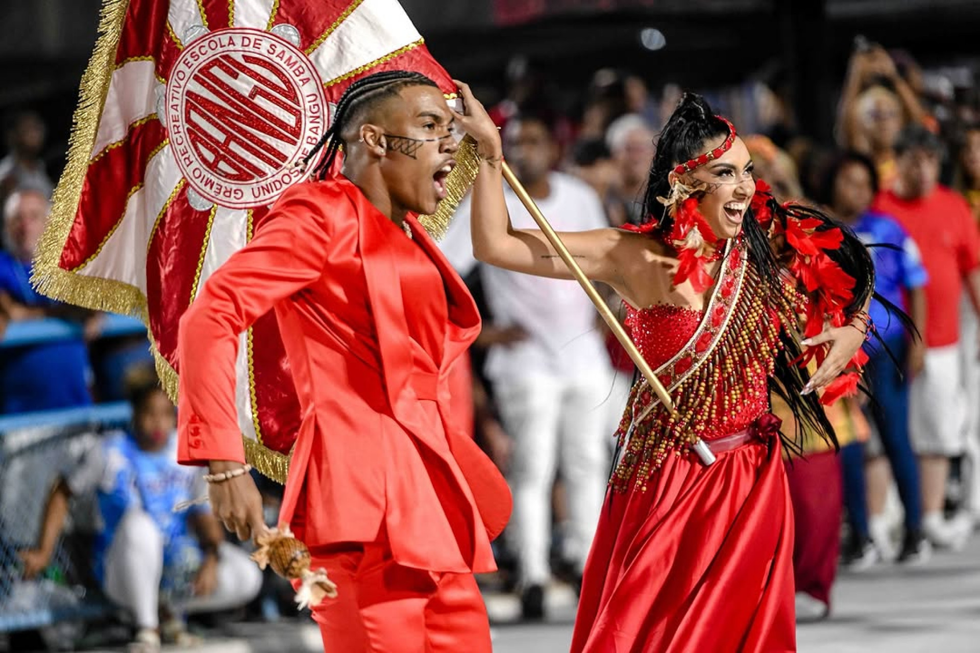 Fantasias da Unidos de Bangu foram destruídas por incêndio em fábrica de tecidos - Reprodução/Instagram 