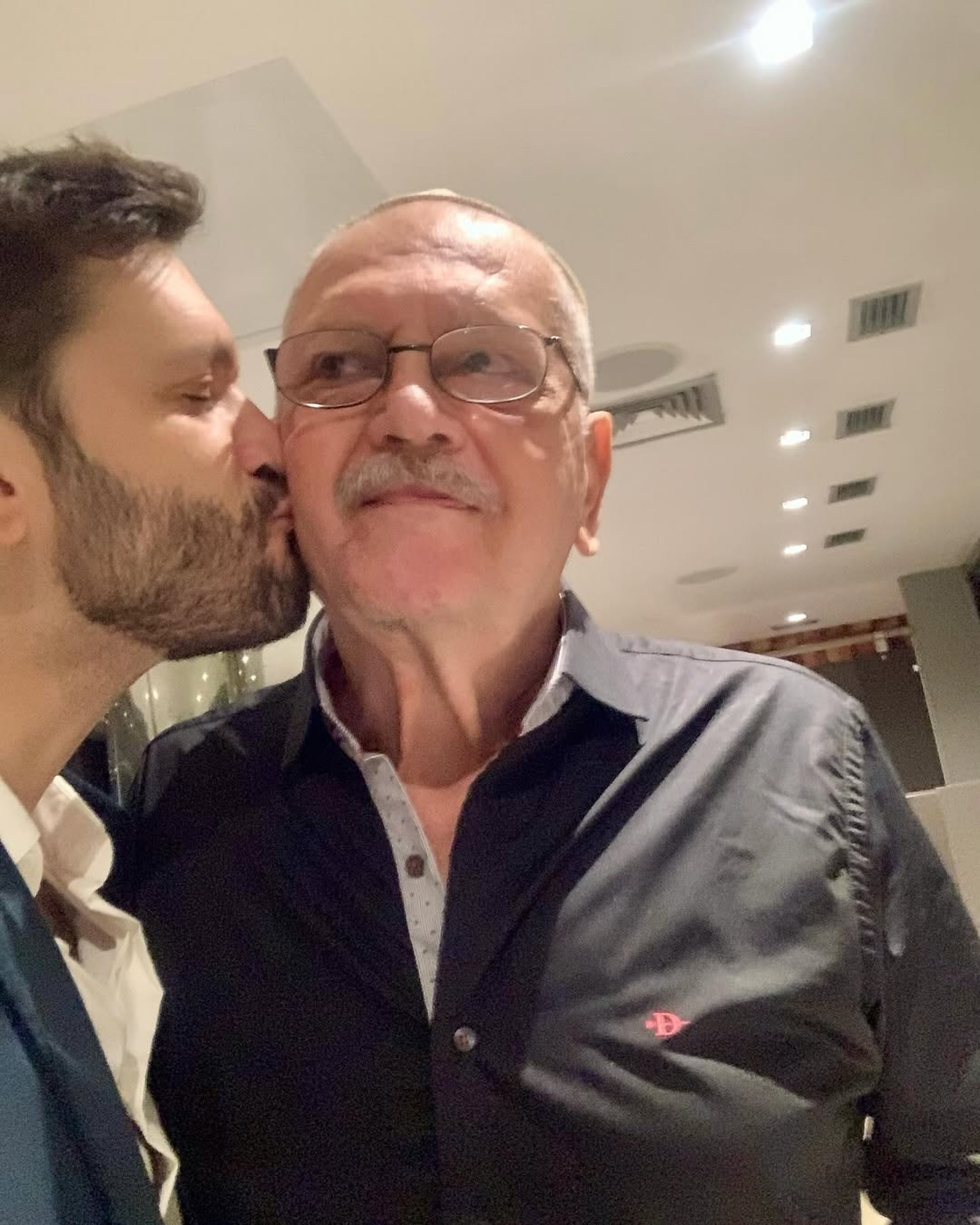 Armando Babaioff em clique com o pai  - Reprodução/Instagram 