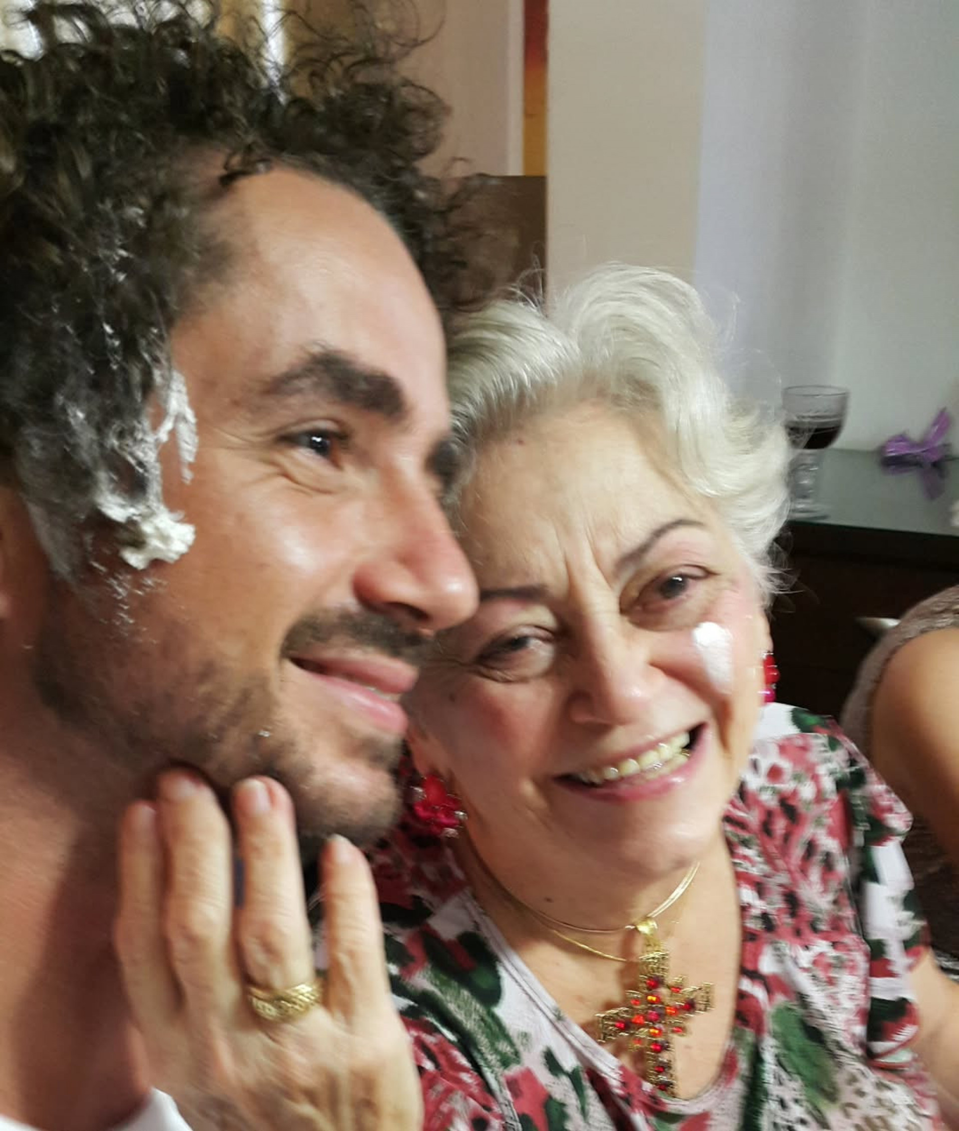 Felipe Andreoli e a avó, Gerusa - Reprodução do Instagram