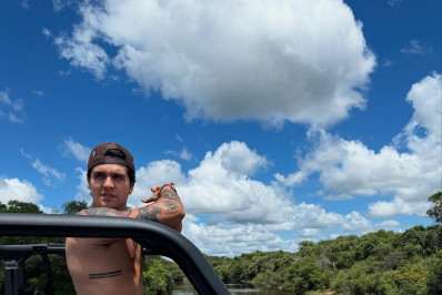 Luan Santana divulga imagens de sua fazenda no MS