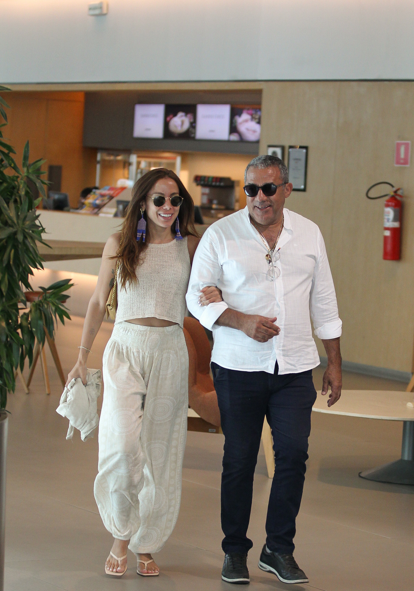 Anitta e o pai, Mauro Machado - Edson Douglas / AgNews