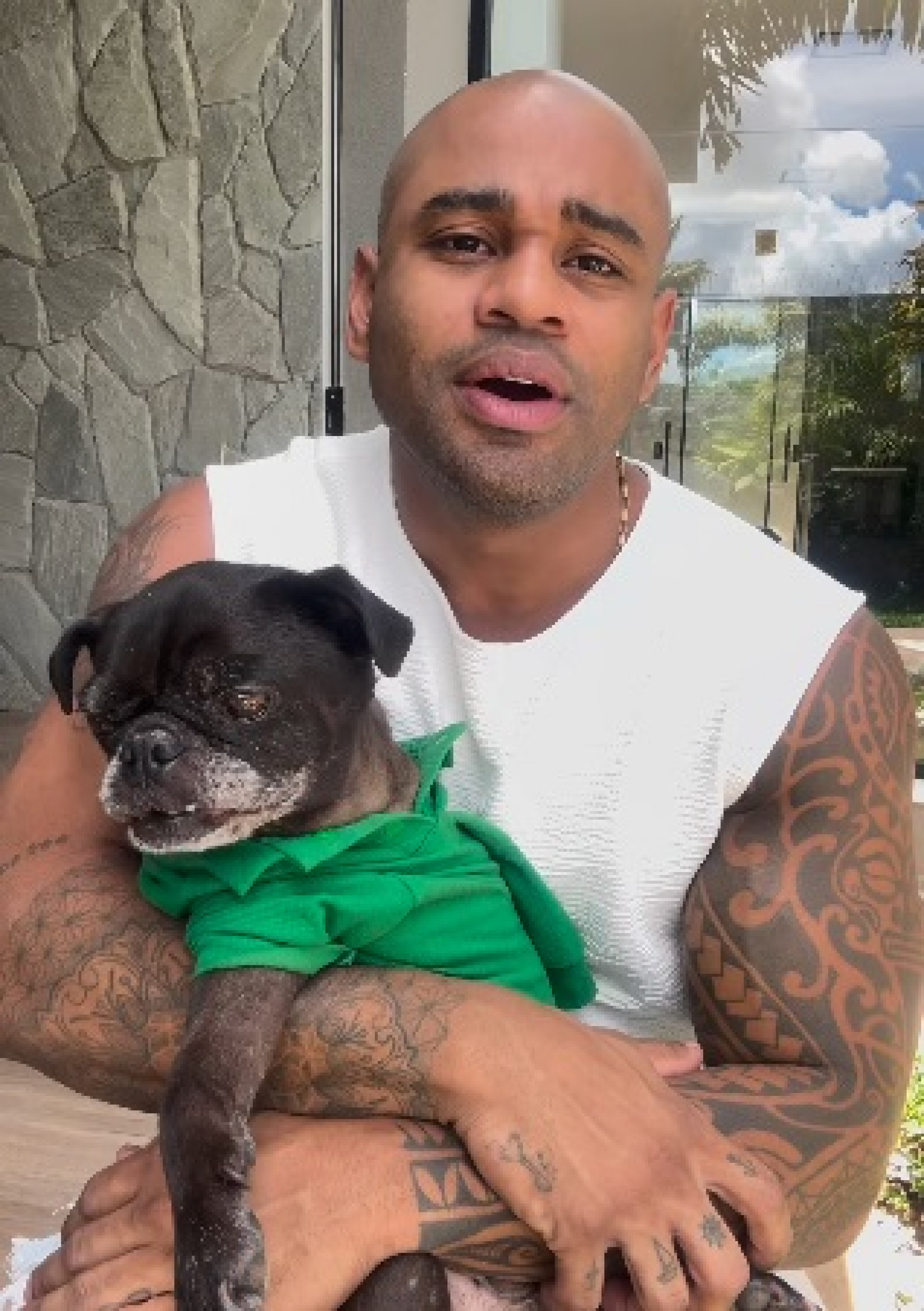 Cezar Black atualizou as notícias sobre a saúde de Rocco - Reprodução/Instagram