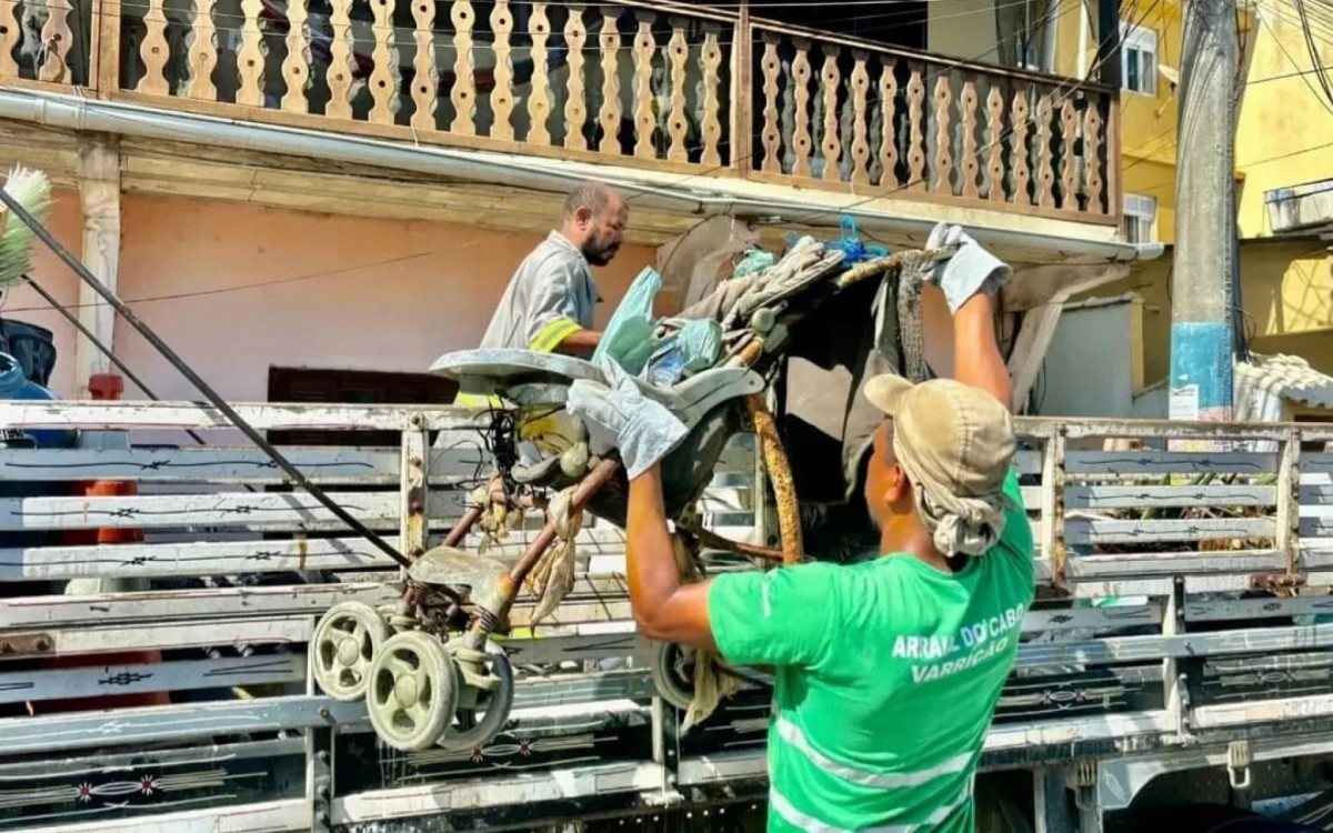 Operação de limpeza e ordenamento urbano