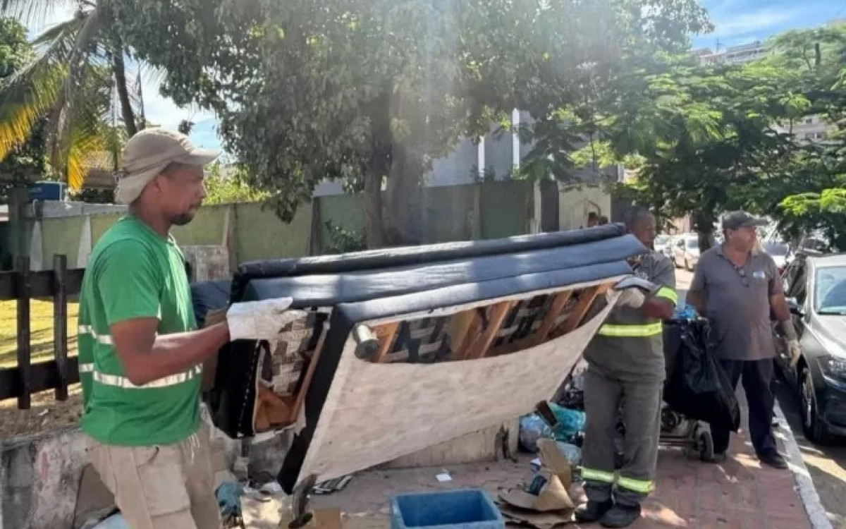 Operação de limpeza e ordenamento urbano