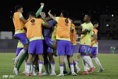 Seleção sub-20 recebeu mensagem de Vini Jr antes do empate com a Argentina