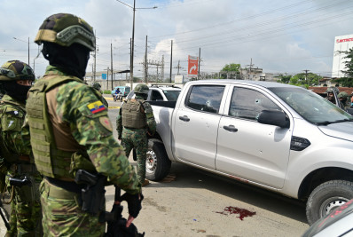 Coronel das Forças Armadas do Equador é morto a tiros