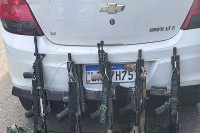 PM apreendeu 116 fuzis somente nos primeiros 45 dias de 2025